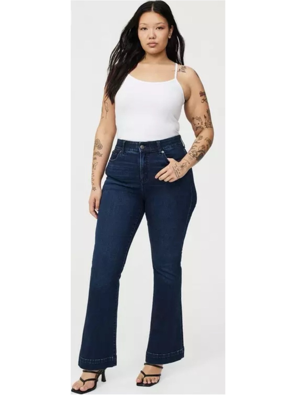 Torrid Bombshell High-Rise Booty-Shaping Gap-Proof Flare Jeans